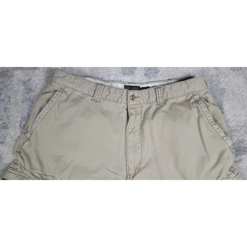 American Eagle Outfitters Brown Cargo Men's Flex Utility Drawstring Pants 34x36 - Picture 3 of 12